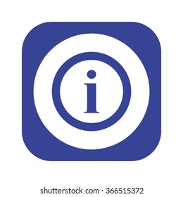 icon of info. icon, vector illustration. Flat design style