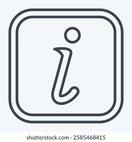 Icon Information. related to Public symbol. line style. design editable