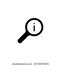 Icon a information retrieval, isolated against a clean background.