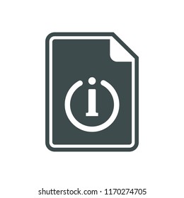 Icon information, start on the background of the document.