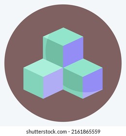 Icon Infrastructure. suitable for Community symbol. flat style. simple design editable. design template vector. simple symbol illustration
