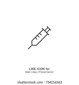 Icon inject graphic design single icon vector