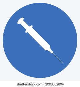 Icon Injection - Long Shadow Style - Simple illustration,Editable stroke,Design template vector, Good for prints, posters, advertisements, announcements, info graphics, etc.