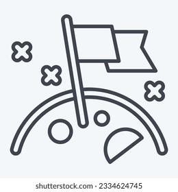 Icon Innovation. related to Art and Media symbol. line style. simple design editable