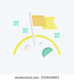 Icon Innovation. related to Art and Media symbol. flat style. simple design editable