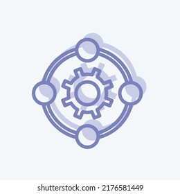 Icono Innovación. adecuado para símbolo web digital. estilo de dos tonos. diseño simple editable. vector de plantilla de diseño. ilustración de símbolo simple