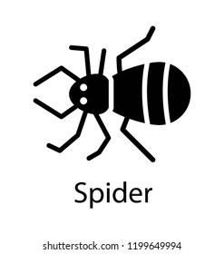 Icon of a insect having long legs depicting spider