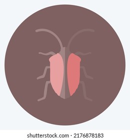 Icon Insect. suitable for Animal symbol. flat style. simple design editable. design template vector. simple symbol illustration