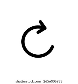 Icon Interface user Website Refresh Button Vector Outline style