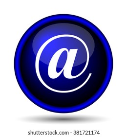At icon. Internet button on white background. EPS10 vector