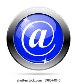 At icon. Internet button on white background. EPS10 vector
