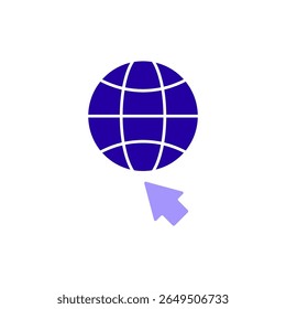 Icon a internet, isolated against a clean background.
