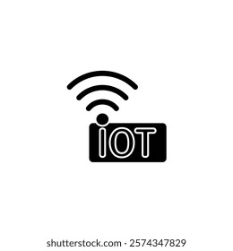 Icon a internet of things, isolated against a clean background.