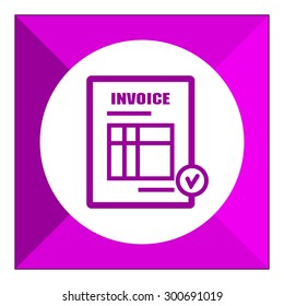 Icon of invoice document