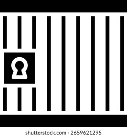El icono de las barras de hierro es el símbolo universal y más directo de la prisión, el confinamiento o la detención, que lleva la idea de restricción de la libertad, el aislamiento y el castigo.