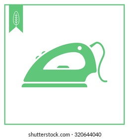 Icon of iron with cord 