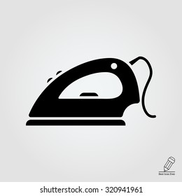 Icon of iron with cord 