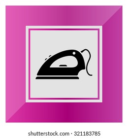 Icon of iron with cord 