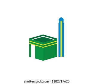 Icon islamic mosque symbol dome