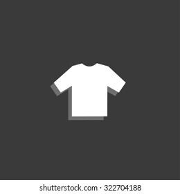 An Icon Isolated on a Grey Background - Tshirt