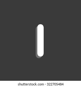 An Icon Isolated on a Grey Background - I