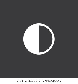  Icon Isolated on a Grey Background - Halftone