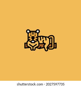 Icon Isolated On Yellow Background
