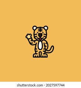 Icon Isolated On Yellow Background
