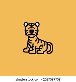 Icon Isolated On Yellow Background