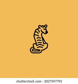 Icon Isolated On Yellow Background