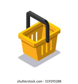 Icon Isometric Shopping Cart