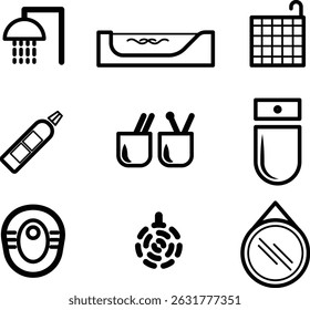 o ícone do item que está no banheiro ou no segundo banheiro