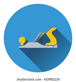 Icon of jack-plane. Flat design. Vector illustration.