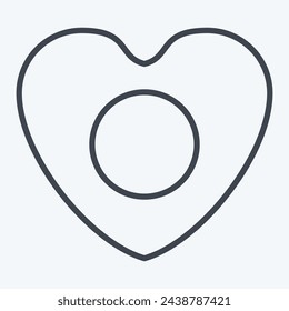 Icon Japan. related to Japan symbol. line style. simple design illustration.