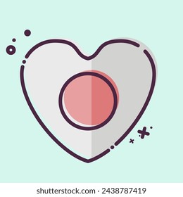Icon Japan. related to Japan symbol. MBE style. simple design illustration.