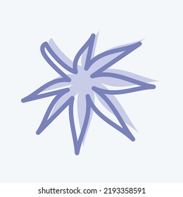 Icono Maple japonés. adecuado para el símbolo japonés. estilo de dos tonos. diseño simple editable. vector de plantilla de diseño. ilustración simple