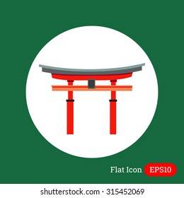 Icon of Japanese torii gate
