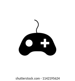 The icon of joystick. Simple glyph icon illustration of joystick for a website or mobile application on white background