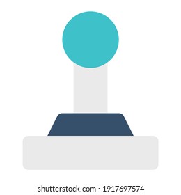 icon joystick using flat style and blue color dominate