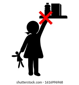 Icon: Keep out of the reach of children