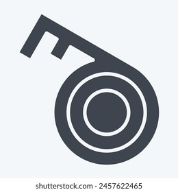Icon Key 2. related to Security symbol. glyph style. simple design illustration