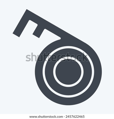 Icon Key 2. related to Security symbol. glyph style. simple design illustration