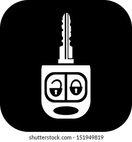 Icon key with alarm
