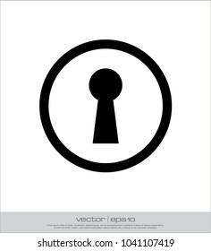 icon key hole