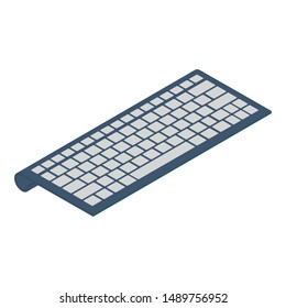 Icon of keyboard isolated on white background 