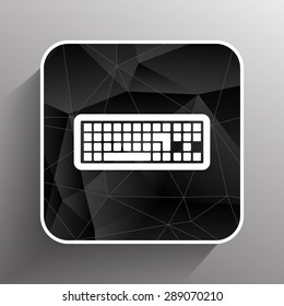 icon keyboard laptop input put key alphabet tool.