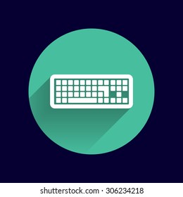 icon keyboard laptop input put key alphabet tool.