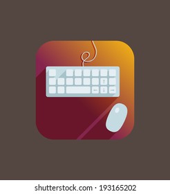 Icon Keyboard and Mouse
