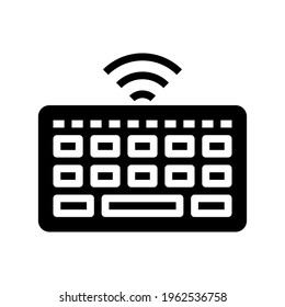 Icon Keyboard With Style Glyph