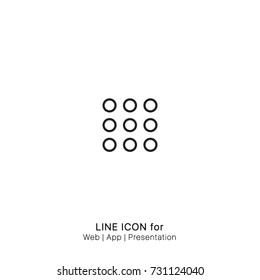 Icon Keypad Graphic Design Single Icon Stock Vector (Royalty Free ...